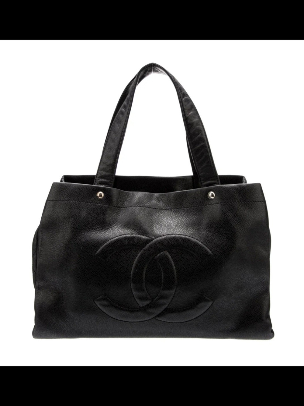 CHANEL Caviar Timeless Leather Tote